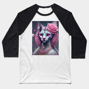 Victorian Goddess Sphynx Baseball T-Shirt